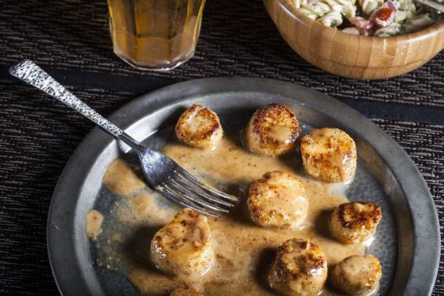 noix de saint jacques a la creme