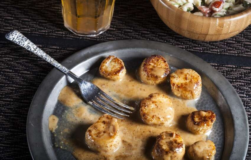 noix de saint jacques a la creme