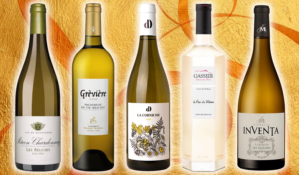 5 vins blancs de fête