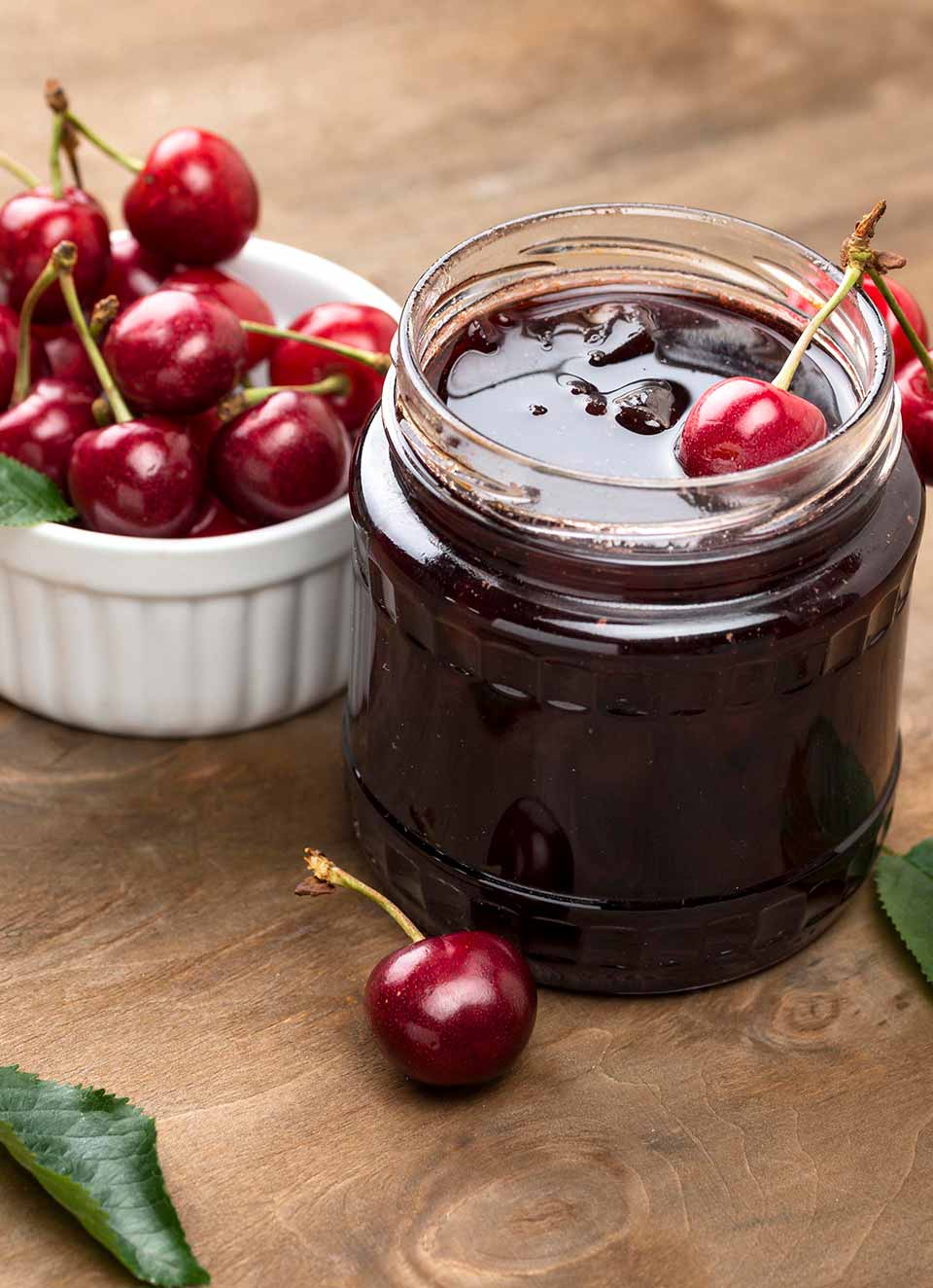 confiture de cerises
