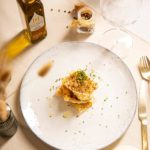 millefeuille huile d'olive & cèpes