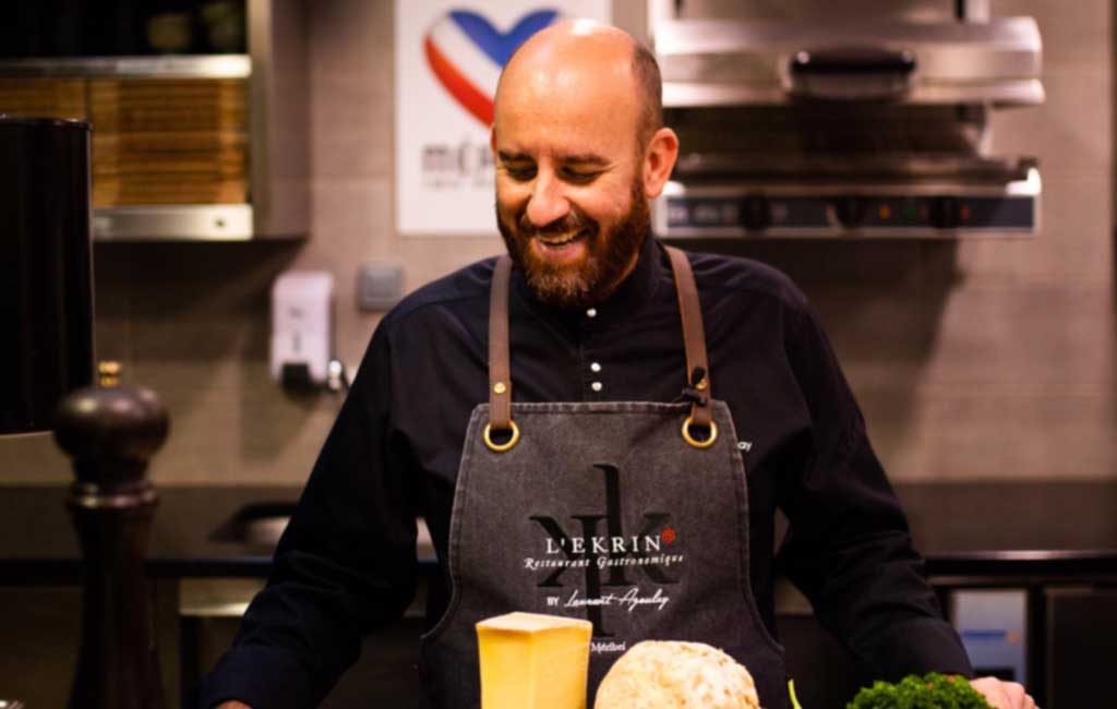 Méribel dîner suspendu laurent azoulay