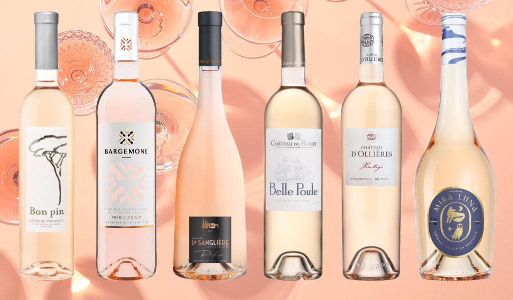 6 vins rosés de Provence