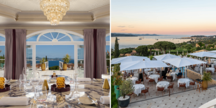Villa Belrose : une nouvelle ère gastronomique face à la baie de Saint-Tropez